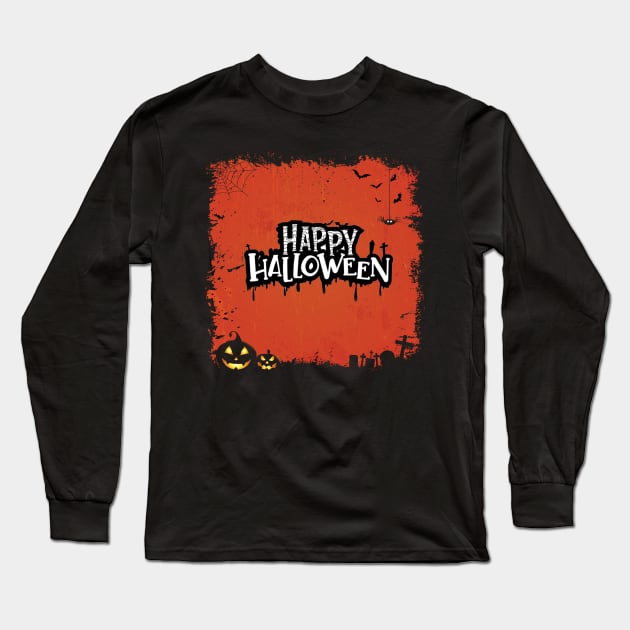 holloween Long Sleeve T-Shirt by wassim store